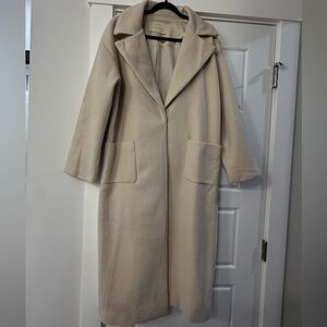 Chic Cream Trench Coat for Women